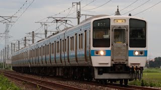 【415系 8両編成】JR鹿児島本線 2392M 博多行き 415系1500番台(分オイFo1512編成＋本ミフFm1519編成) 8両編成　南瀬高〜瀬高