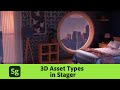 Overview of 3D Asset Types in Substance 3D Stager | Adobe Substance 3D