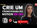 Como CRIAR um HORÁRIO no NOTION do Zero em 34 S