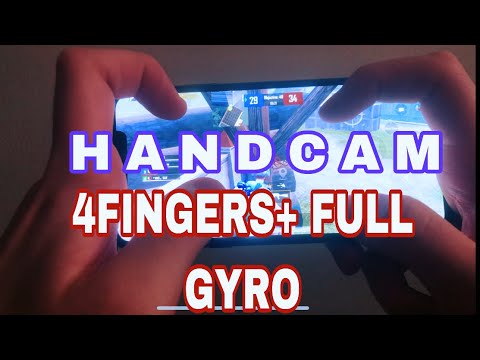 4Fingers + FULL GYRO| 4 თითის ჰენდქამი | Iphone 11 Pro MAX- PUBG MOBILE