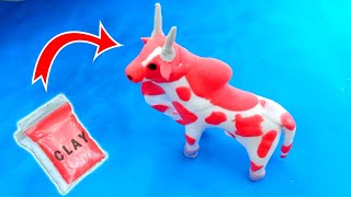 Make Toy Bull With Clay