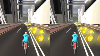 VR Bike Racing Game - vr bike ride | Android Cardboard 360 screenshot 2