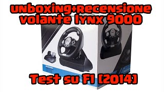 UNBOXING GAMESTOP LINX 9000 + TEST SU F1 [2014]