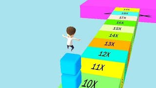 Cube Stacker Surfer 3D - Run Free Cube Jumper Game (Early Access) | Level 2 screenshot 1