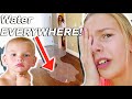 Our NEW HOUSE Got FLOODED By 4 Year Old! BIG TROUBLE!!