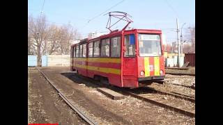Служебные трамваи Саратова.