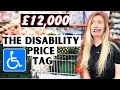 How are disabled people expected to find an extra 12000