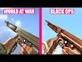 Call of Duty World At War Gun Sounds vs Call of Duty Black Ops