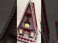 Raz 13" Pink Lighted Gingerbread House Christmas Decoration 4616418