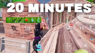 20 Minutes Of PRO Fortnite Mobile Gameplay…