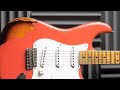 Thick blues groove guitar backing track jam in a minor