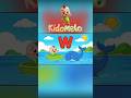ABC Song for Kids | Letters W & X 🐳🎼 | Kidomelo TV #Shorts