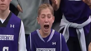 Crying Northwestern Kid Becomes Immediate NCAA Tournament Internet Sensation