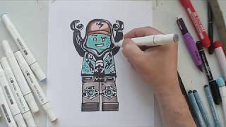 How to Draw Scott from ninjago 12 season