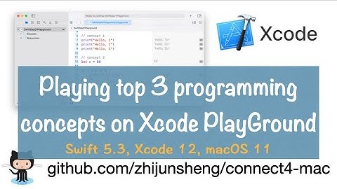 macOS Cocoa 033: Playing top 3 programming concepts on Xcode PlayGround