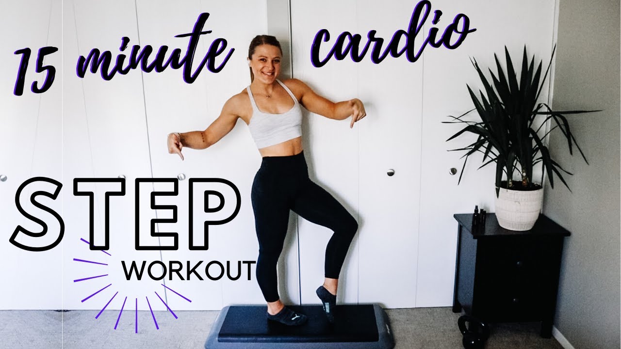 15-Minute Low-Impact Step Workout Using Aerobic Stepper