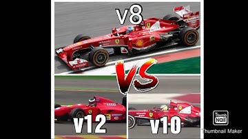 Ferrari F1 v8 vs v10 vs v12 PURE SOUND
