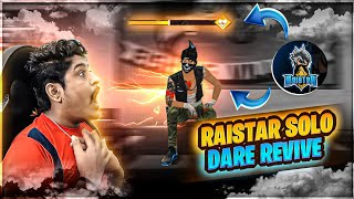 RAISTAR SOLO DARE REVIVE TIPS AND TRICKS GYANSUJAN OP REACTION - Garena Free Fire