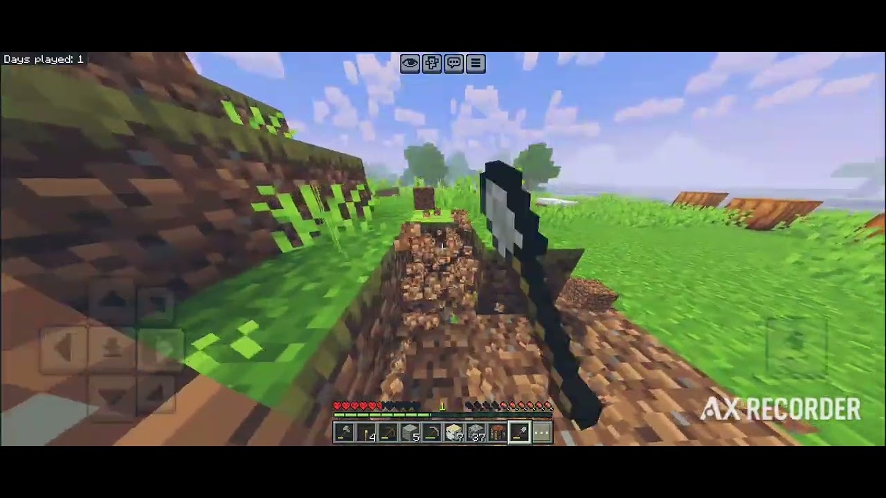 Day 1-5  hardcore mode house building 