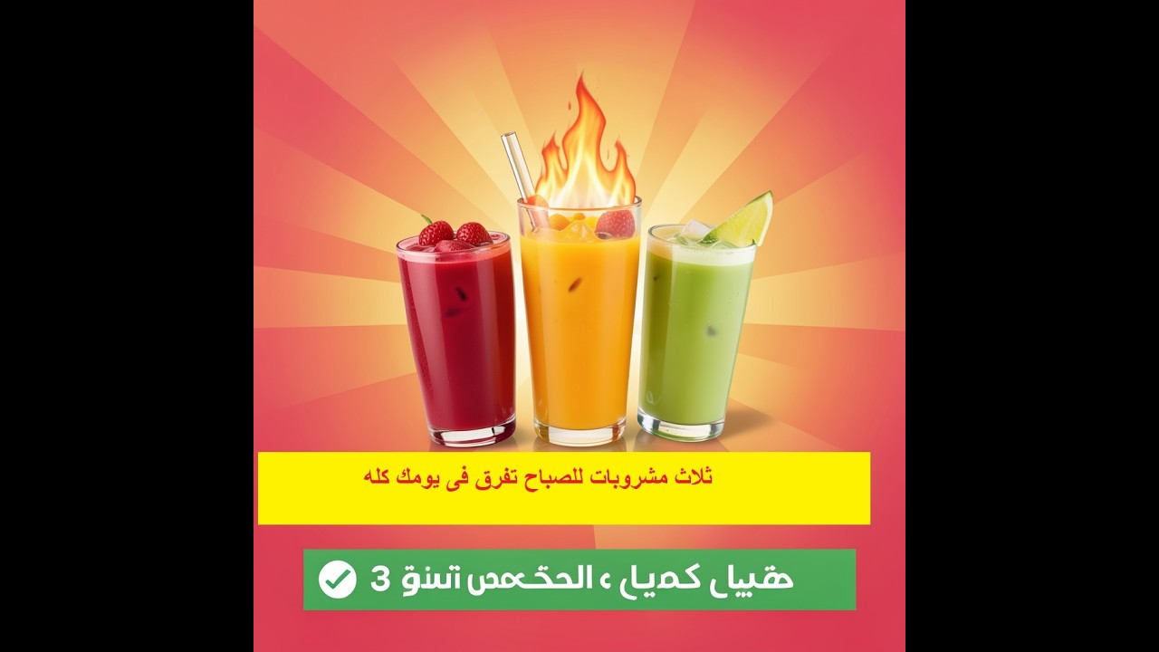 ثلاثية الصباح  3 مشروبات تحرق دهونك وتشحن طاقتك قبل الفطور