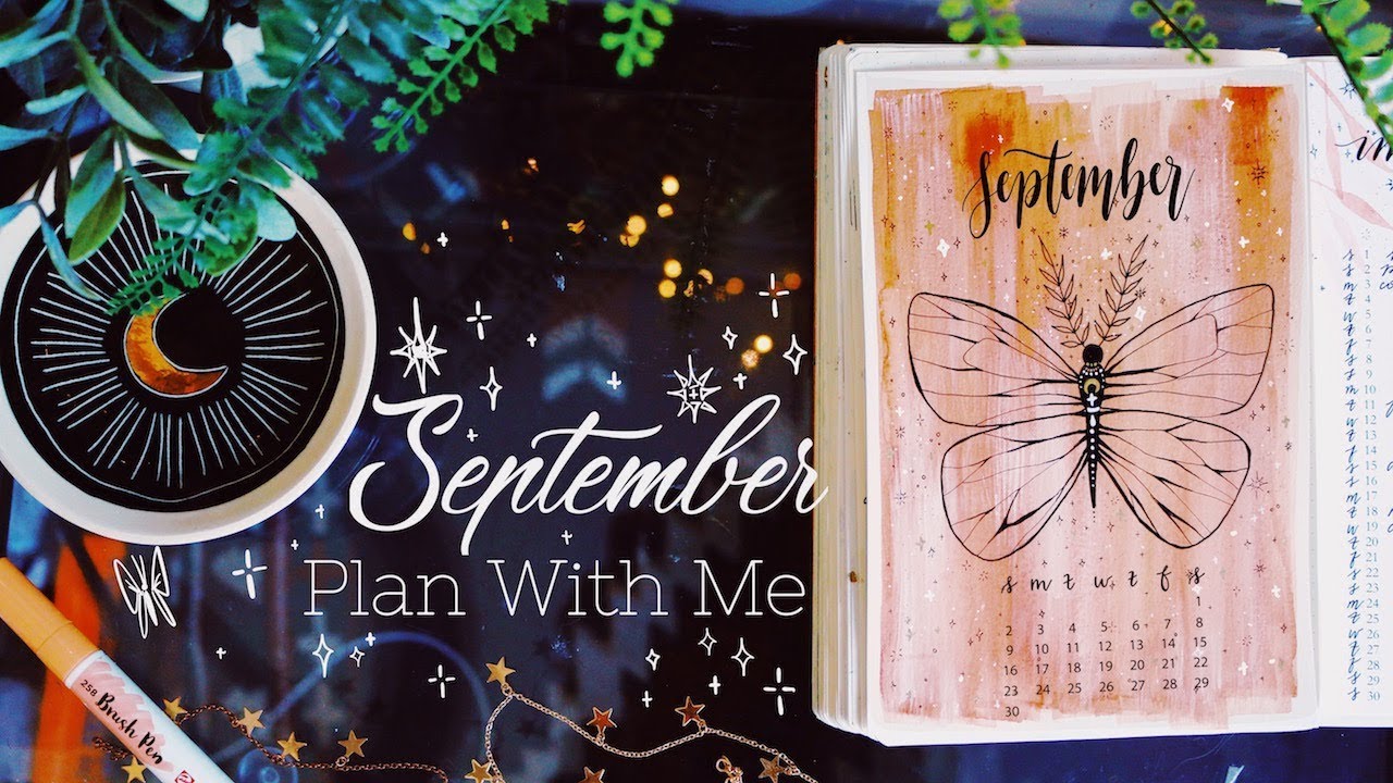 PLAN WITH ME | September 2018 Bullet Journal + August Flip Through