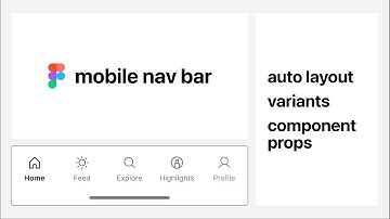 Figma tutorial: Mobile navigation bar
