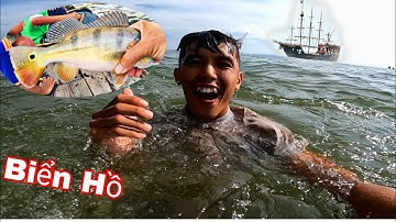 1 Ngày Đêm CÂU CÁ - CẮM TRẠI - SINH TỒN Trên Khu Rừng Ngập Nước Giữa Biển Hồ Trị An