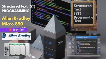 Structured text (ST) Programming Allen Bradley Micro 850 #plc #automation #shortvideo