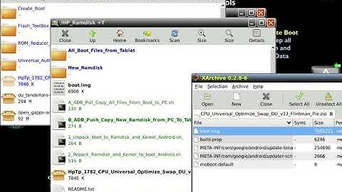 Customized Ramdisk using boot.img from zip flash files