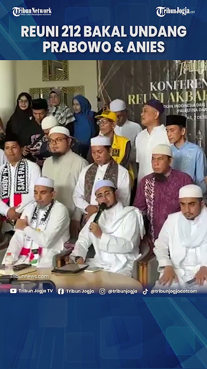 REUNI 212 AKAN DIGELAR DI MONAS, UNDANG PRABOWO & ANIES BASWEDAN NAMUN TAK ADA NAMA GIBRAN #Shorts