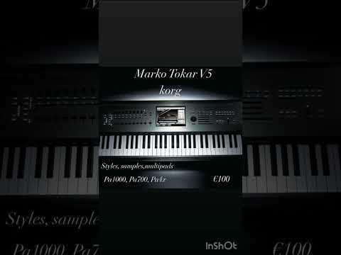 Korg pa1000  set samples styles, marko tokar V5 for sale 100€