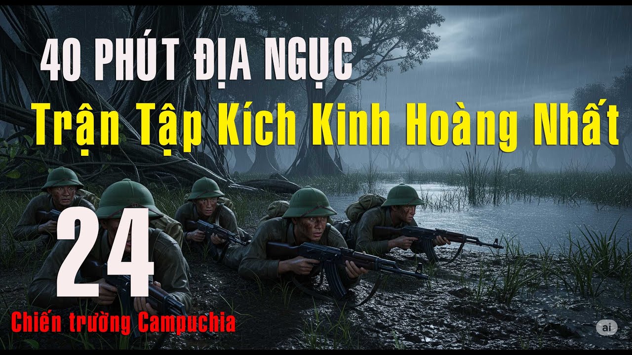 24) 40 phút địa ngục: Trận tập kích rừng Campuchia Kinh Hoàng Nhất