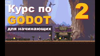 Как добавить эффект Parallax в GODOT 4 | Урок 2 | Подробный курс по Годот для начинающих с нуля