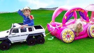 Max And Katy Dress Up For Disco Ball