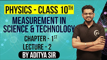 Measurement In Science & Technology | Lecture 2| Class10th | Physics| Aditya Sir | NIOS Vision Point