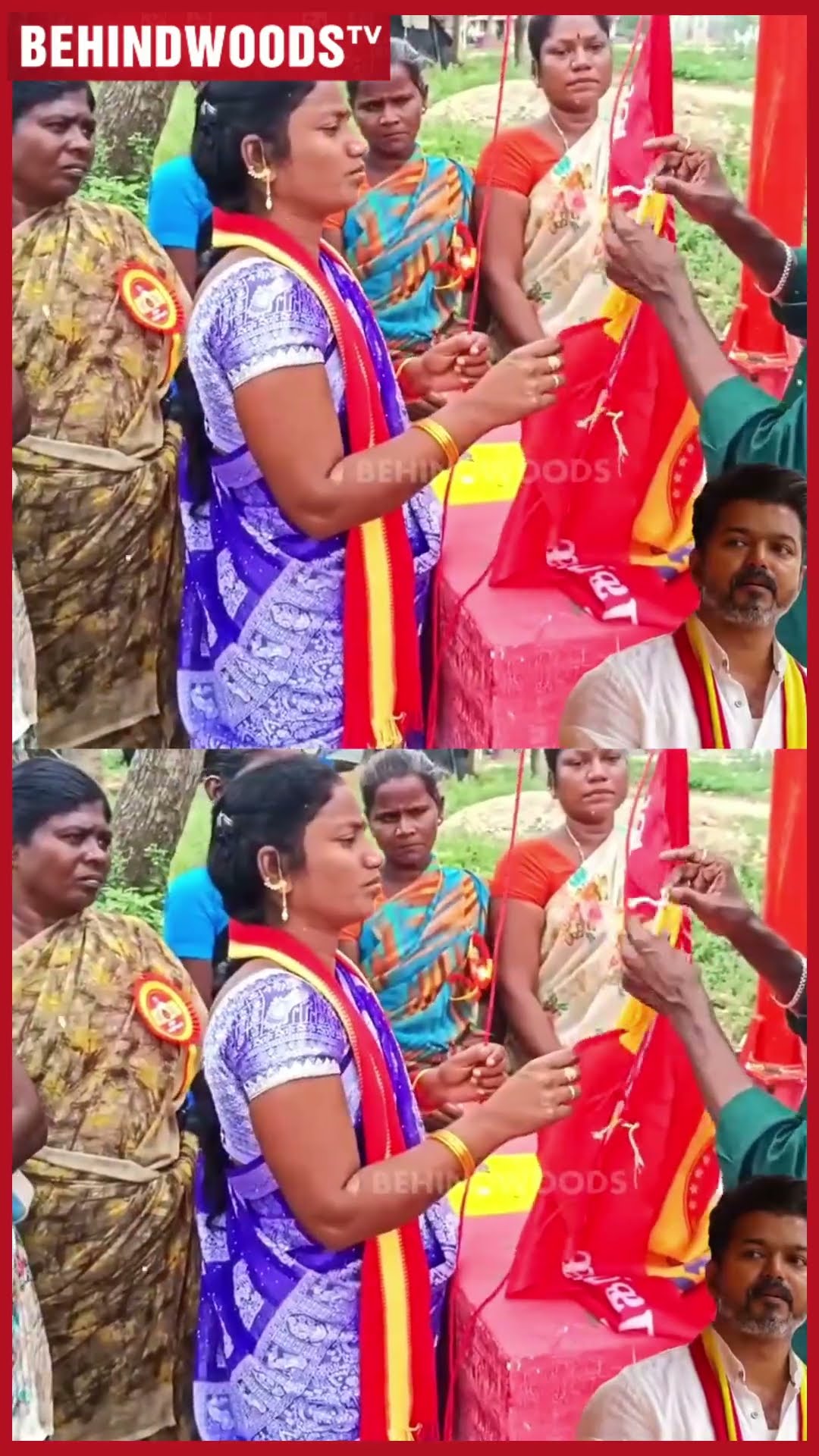 'TVK கட்சியிலிருந்து விலகுறேன்..' ? கொடியை கழற்றி விட்டு TVK தொண்டர் செய்த செயல் ?