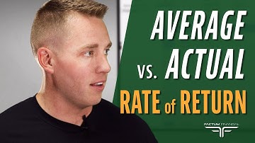 Average Rate of Return vs Actual Rate of Return