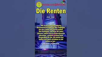 #Renteneintrittsalter #rente #rentner #LTW2024 #Sachsen #Thueringen #Brandenburg #AfD #CDU #SPD #FDP thumbnail