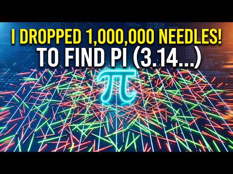 I Dropped 1,000,000 Needles to Find Pi (Mind-Blowing Math!)