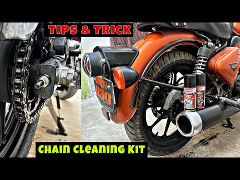 Best Way to Clean Your Bullet 350 Chain, Lube & Clean Your Bike Chain &  Sprocket