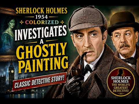 Sherlock Holmes (1954) Colorized | Investigates a Ghostly Painting | Classic Detective Mystery