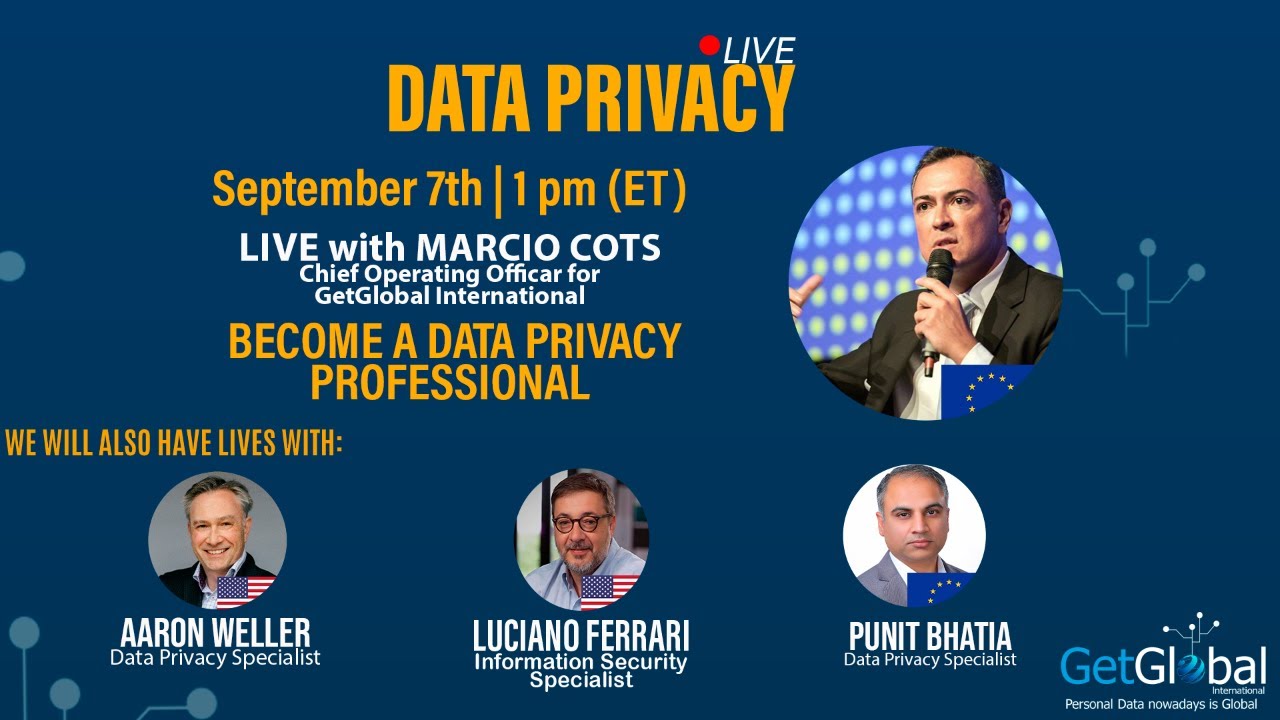 Live #08 “Become a data privacy professional”
