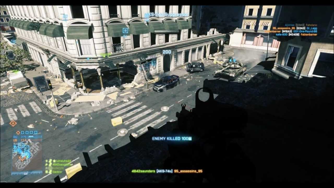 BF3 ATI 7970 crossfire Gameplay