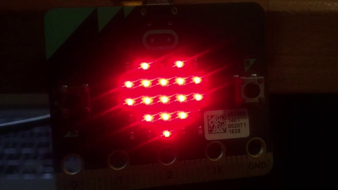 Microbit brightness 1 - YouTube