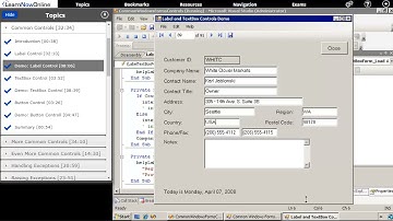 VB - Demo: Label Control