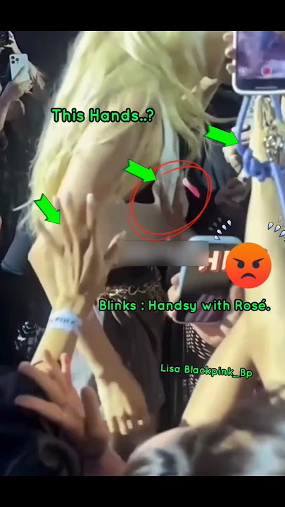 Rosé 😭 Fans get Handsy! with Rosé. 😭 2025 #edit #worldtour #sad