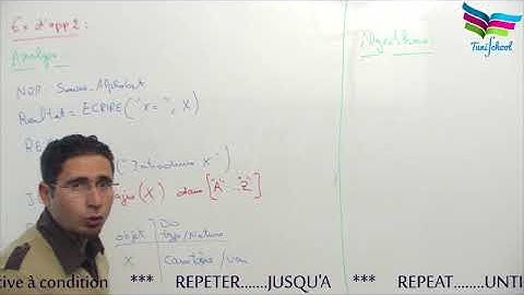 Les structures de contrôle itératives (chap5-partie2-app2)