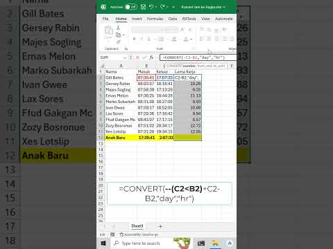 Konversi Waktu Ke