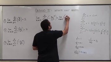 Limits at Infinity and Summation - BMCC(CUNY) MAT301/MAT302