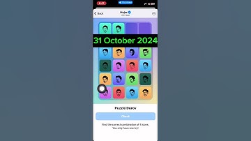31 October Major puzzle durov Solved Today |Major Daily combo card 31 October |MajorPuzzle Solution